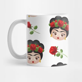 Cute FridaKahlo pattern Mug